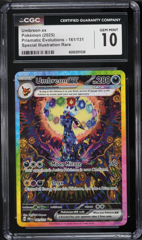 UMBREON ex SAR psa10 ② PSA 10 Umbreon ex SAR 217/187 Terastal Festival sv8a 2024 Pokemon