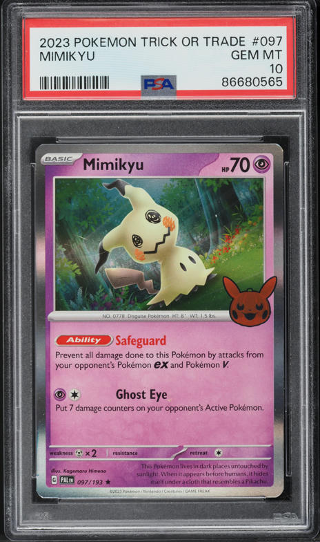 ミミッキュ 2018 SM PROMO GEM MT 10 PSA 10 Pikachu Mimikyu Special