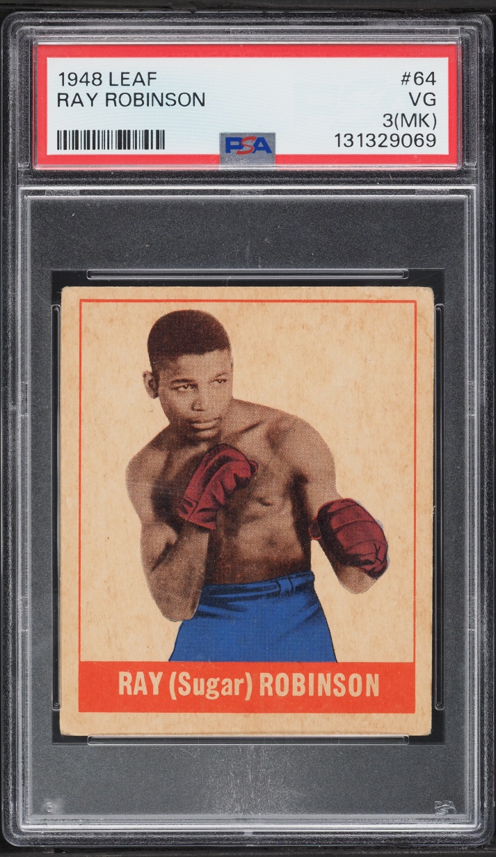 1948 Leaf Ray Sugar Robinson #64 PSA 3(mk) VG