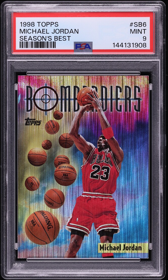 1998 Topps Season's Best Michael Jordan #SB6 PSA 9 MINT