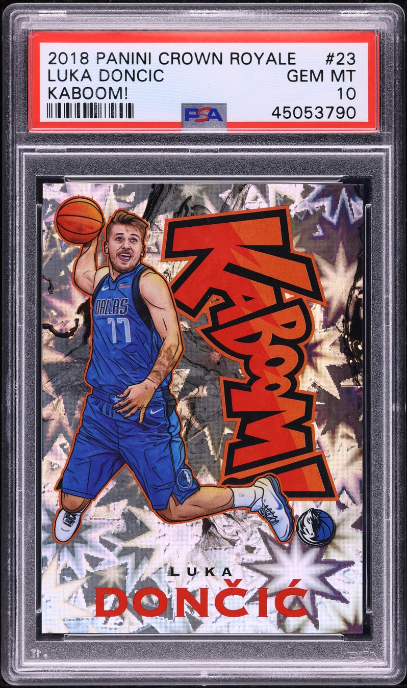 2018 Crown Royale Kaboom! Luka Doncic ROOKIE #23 PSA 10 GEM MINT