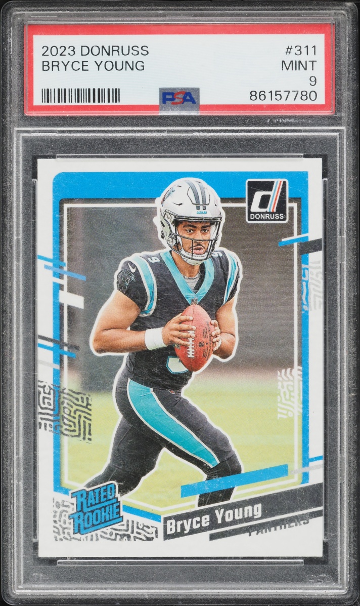 2023 Donruss Football Bryce Young ROOKIE #311 PSA 9 MINT