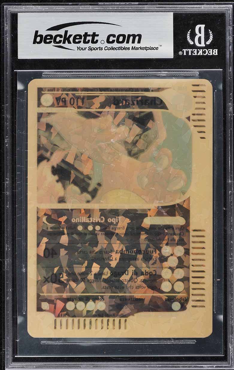 2003 Pokemon Italian Skyridge Box Topper Charizard #9 BGS 9 MINT