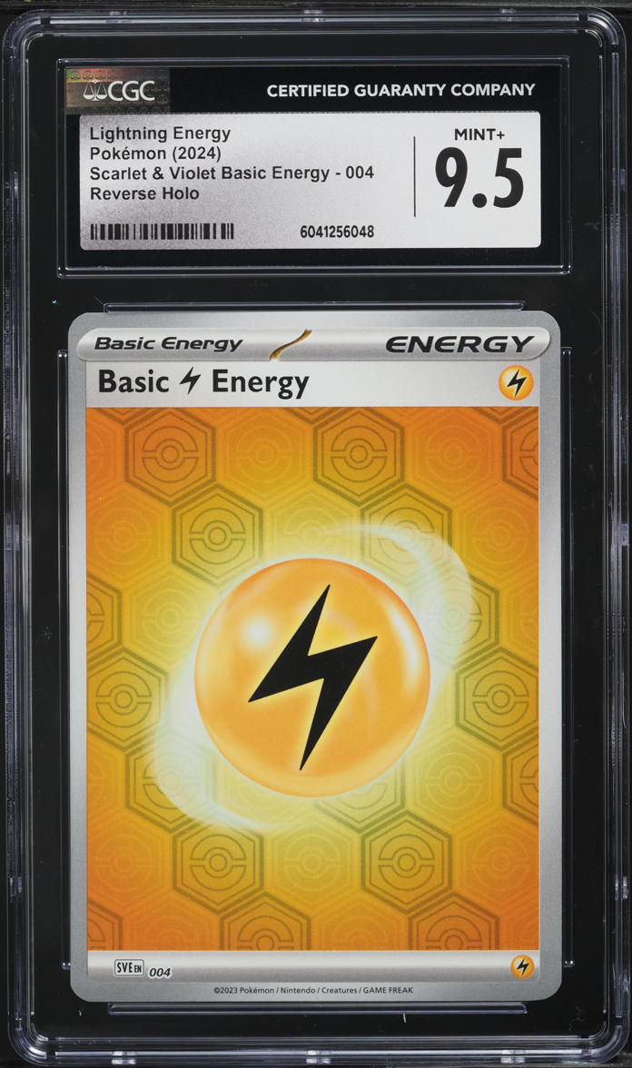 2024 Pokemon Scarlet & Violet Reverse Holo Lightning Energy #4 CGC 9.5 ...