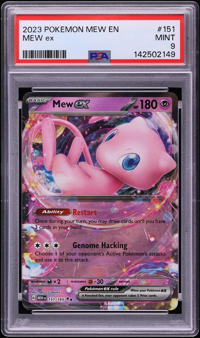 2023 Pokemon Scarlet & Violet 151 Mew EX #151 PSA 9 MINT