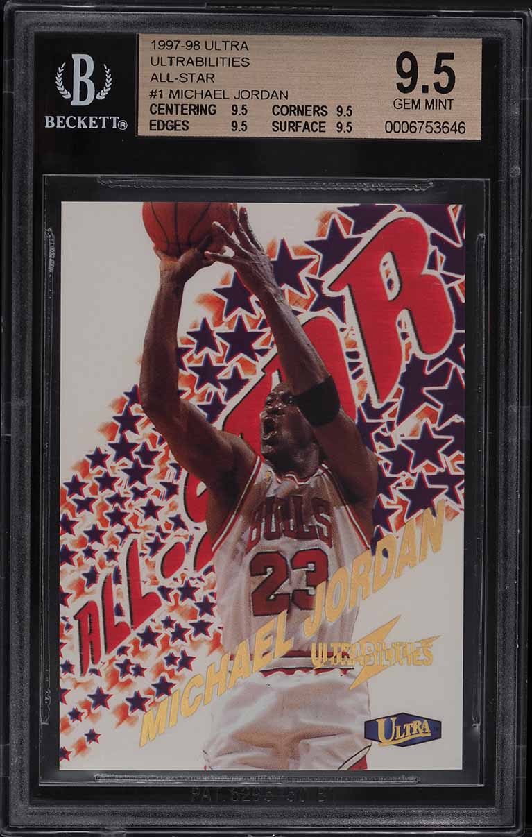 1997 Ultra Ultrabilities All-Star Michael Jordan #1 BGS 9.5 GEM MINT