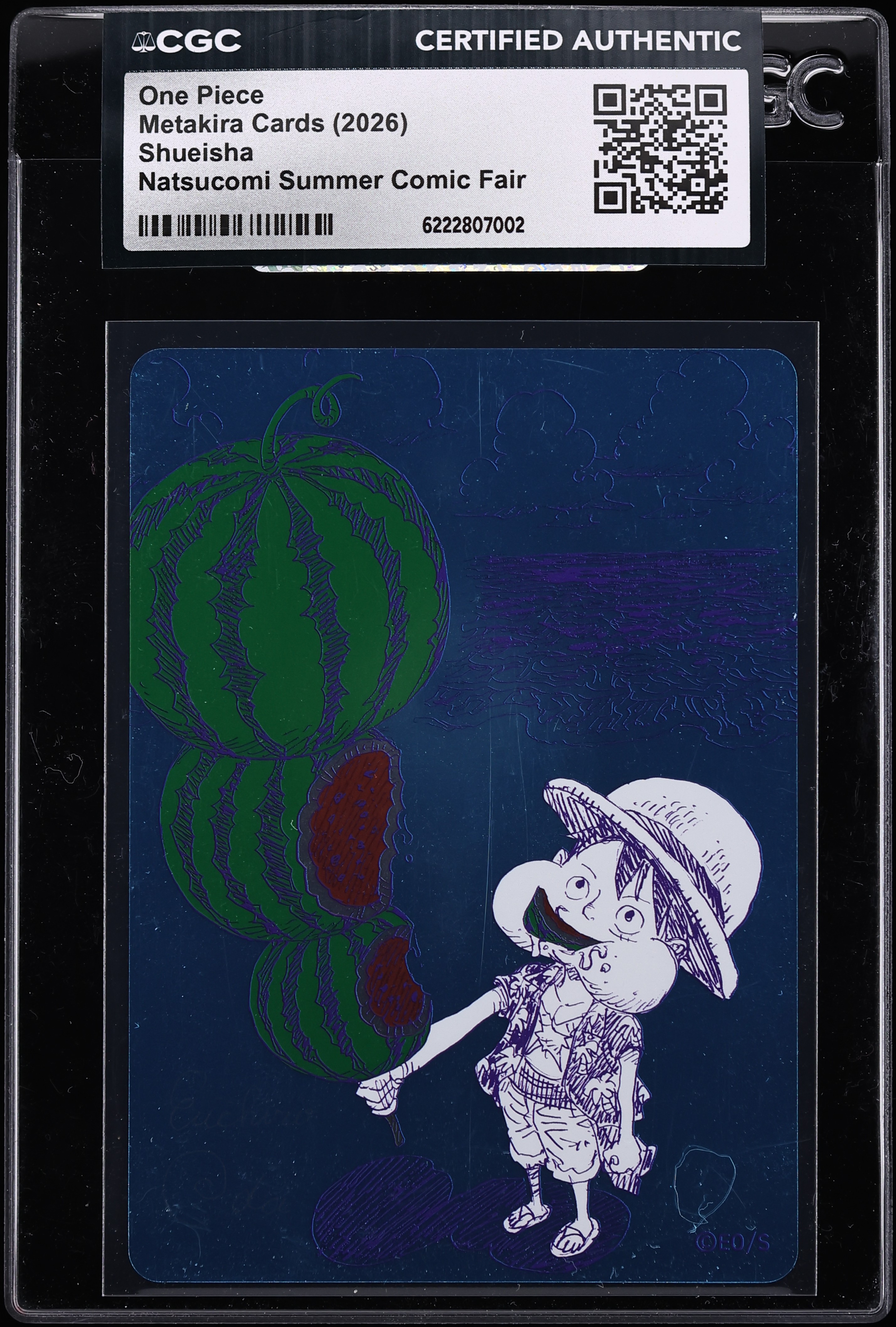 2026 One Piece Japanese Shueisha Metakira Natsucomi Summer Comic Fair One Piece CGC AUTH
