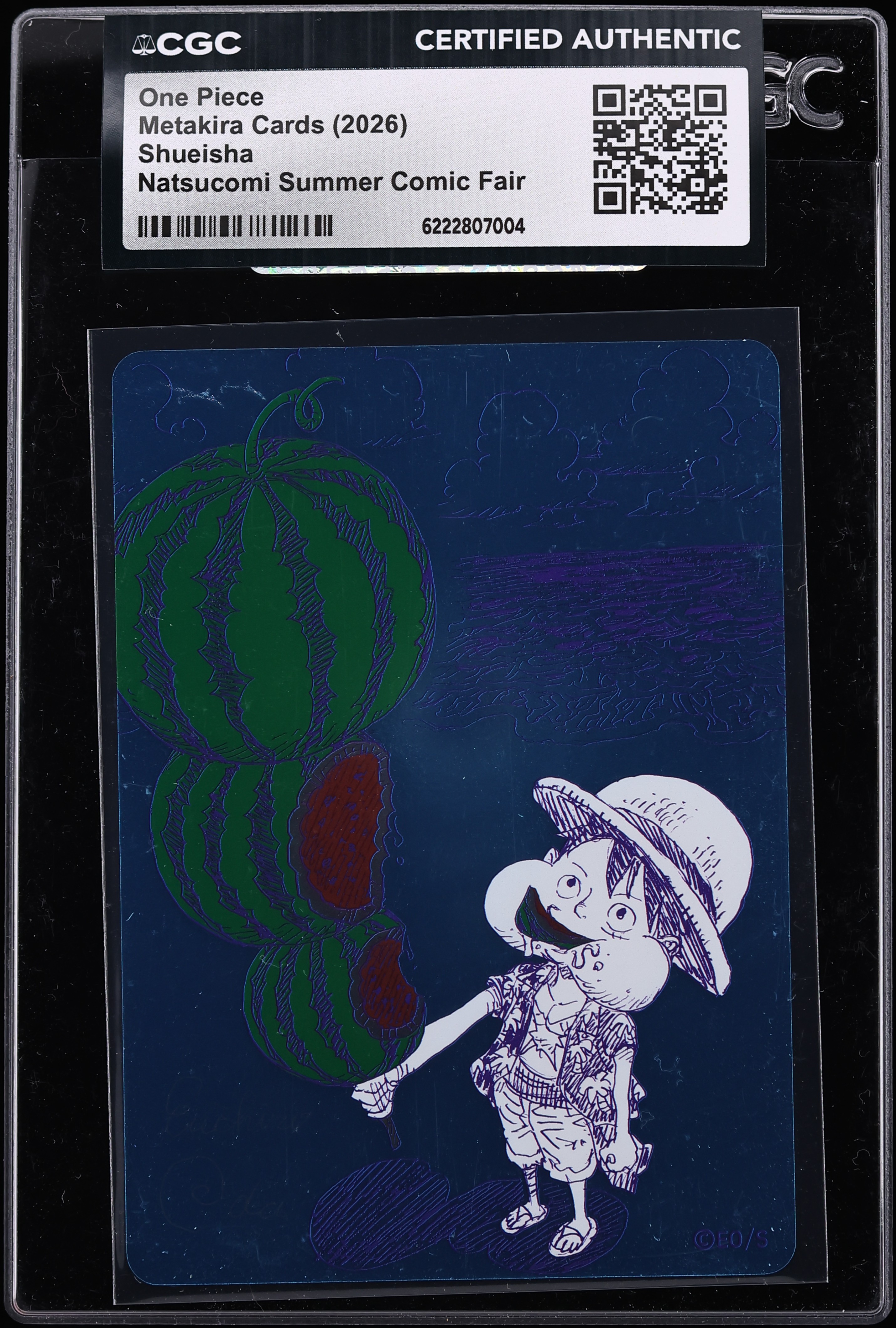 2026 One Piece Japanese Shueisha Metakira Natsucomi Summer Comic Fair One Piece CGC AUTH