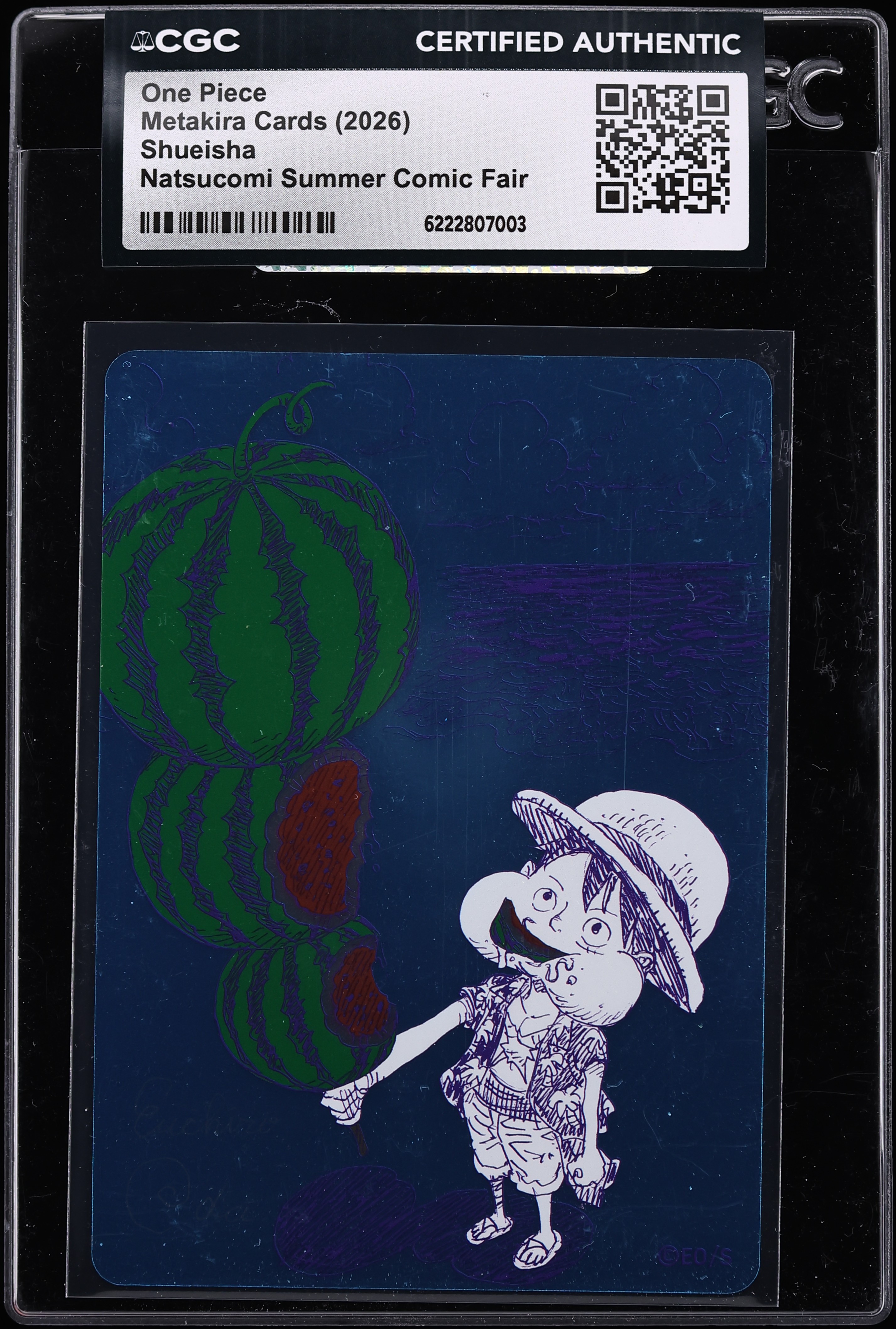 2026 One Piece Japanese Shueisha Metakira Natsucomi Summer Comic Fair One Piece CGC AUTH