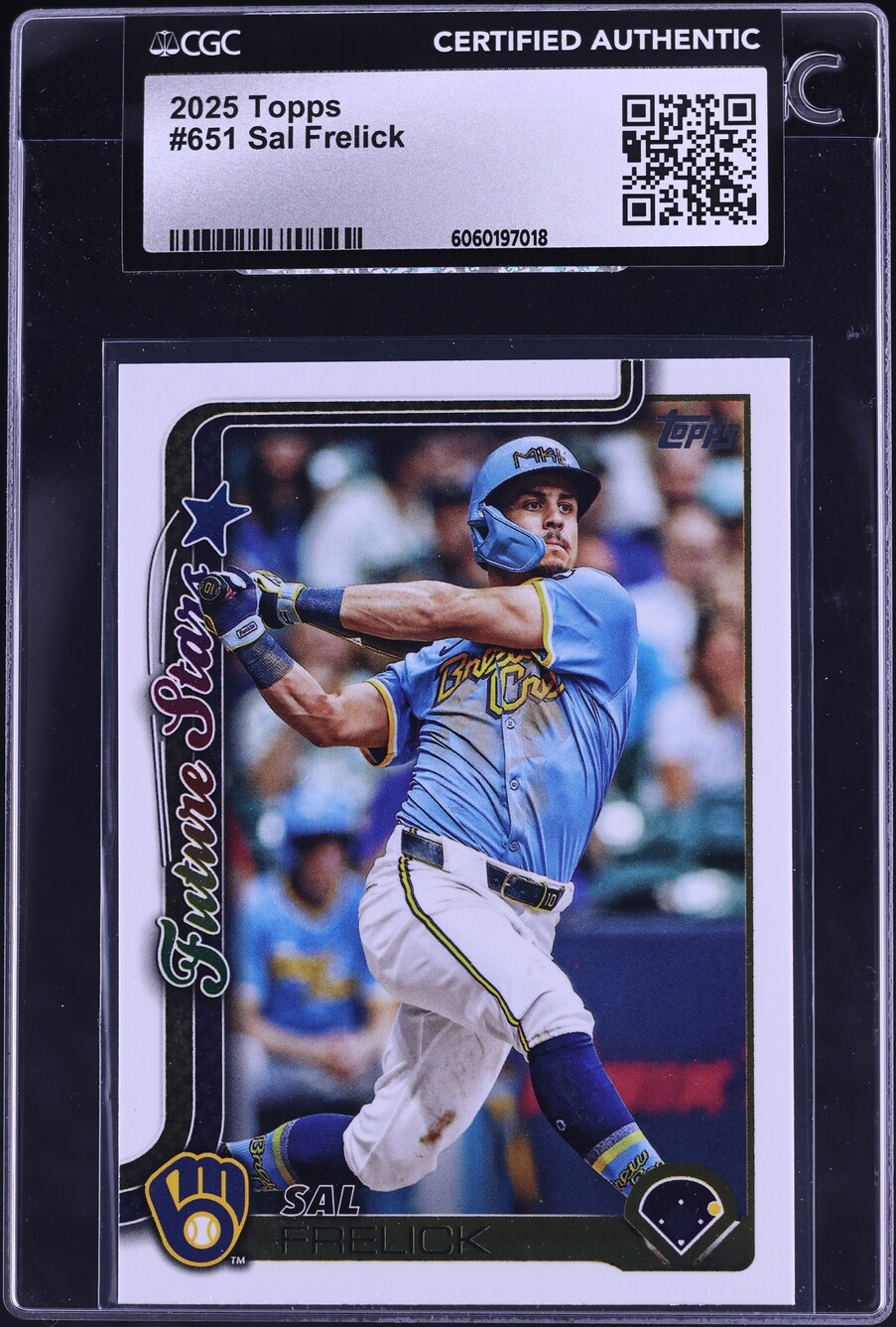 2025 Topps Sal Frelick #651 CGC AUTH on Fanatics Collect