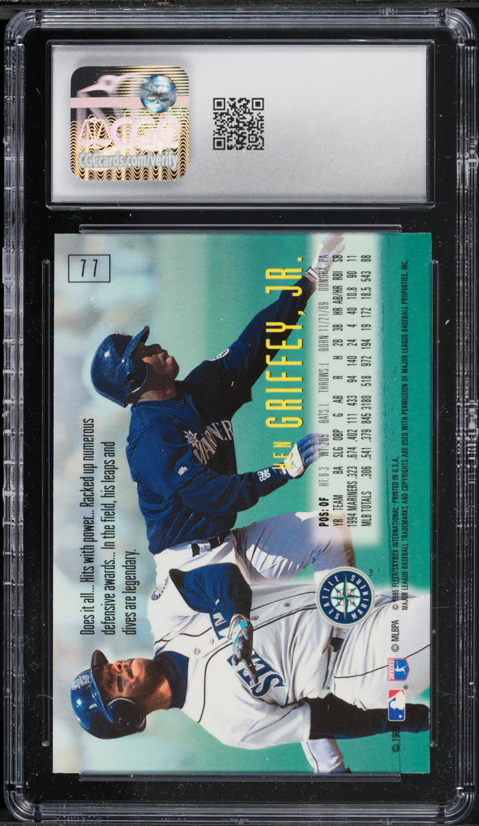 1995 Skybox E-Motion Ken Griffey Jr. #77 CGC 9 MINT