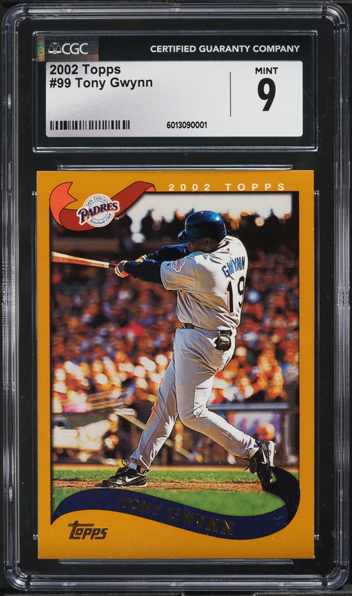 2002 Topps Tony Gwynn #99 CGC 9 MINT