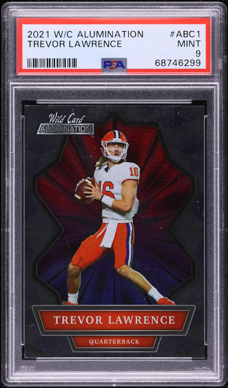 2021 Wild Card Alumination Trevor Lawrence ROOKIE #ABC1 PSA 9 MINT