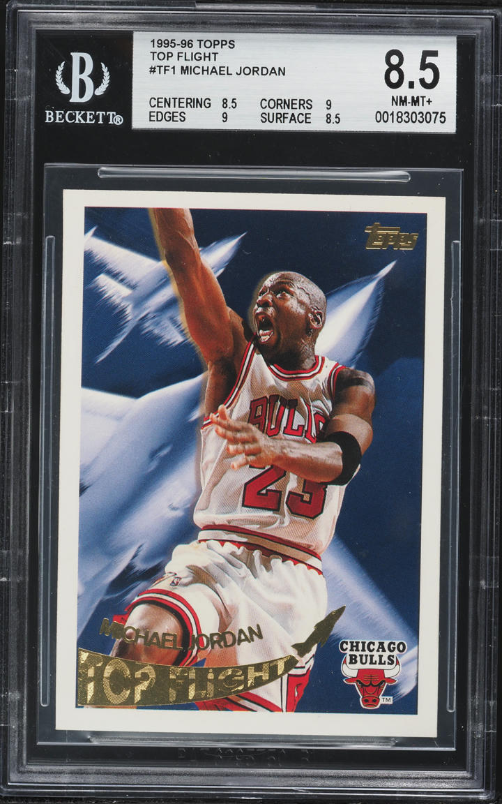 1995 Topps Top Flight Michael Jordan #TF1 BGS 8.5 NM-MT+