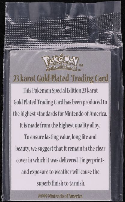 1999 Pokemon Burger King Gold Cards Jigglypuff PSA 7 NRMT