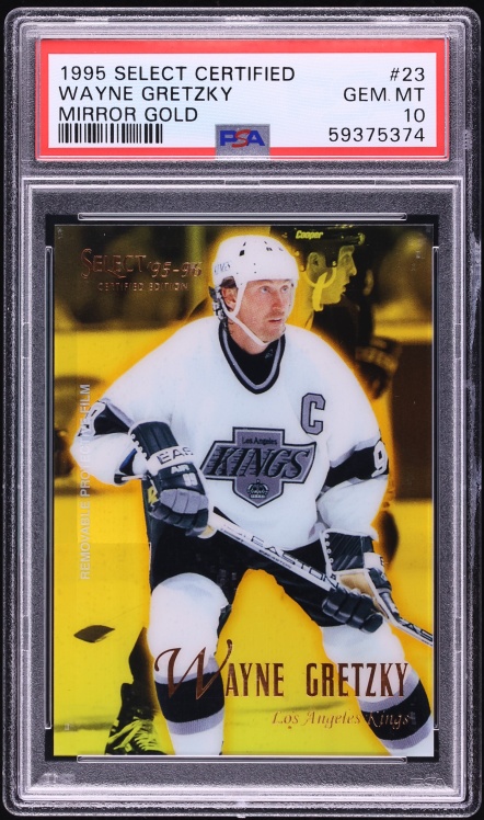 1995 Select Certified Mirror Gold Wayne Gretzky #23 PSA 10 GEM MINT