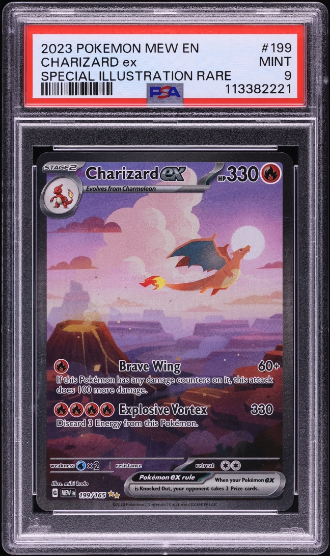 2023 Pokemon Scarlet & Violet 151 SIR Charizard ex #199 PSA 9 MINT