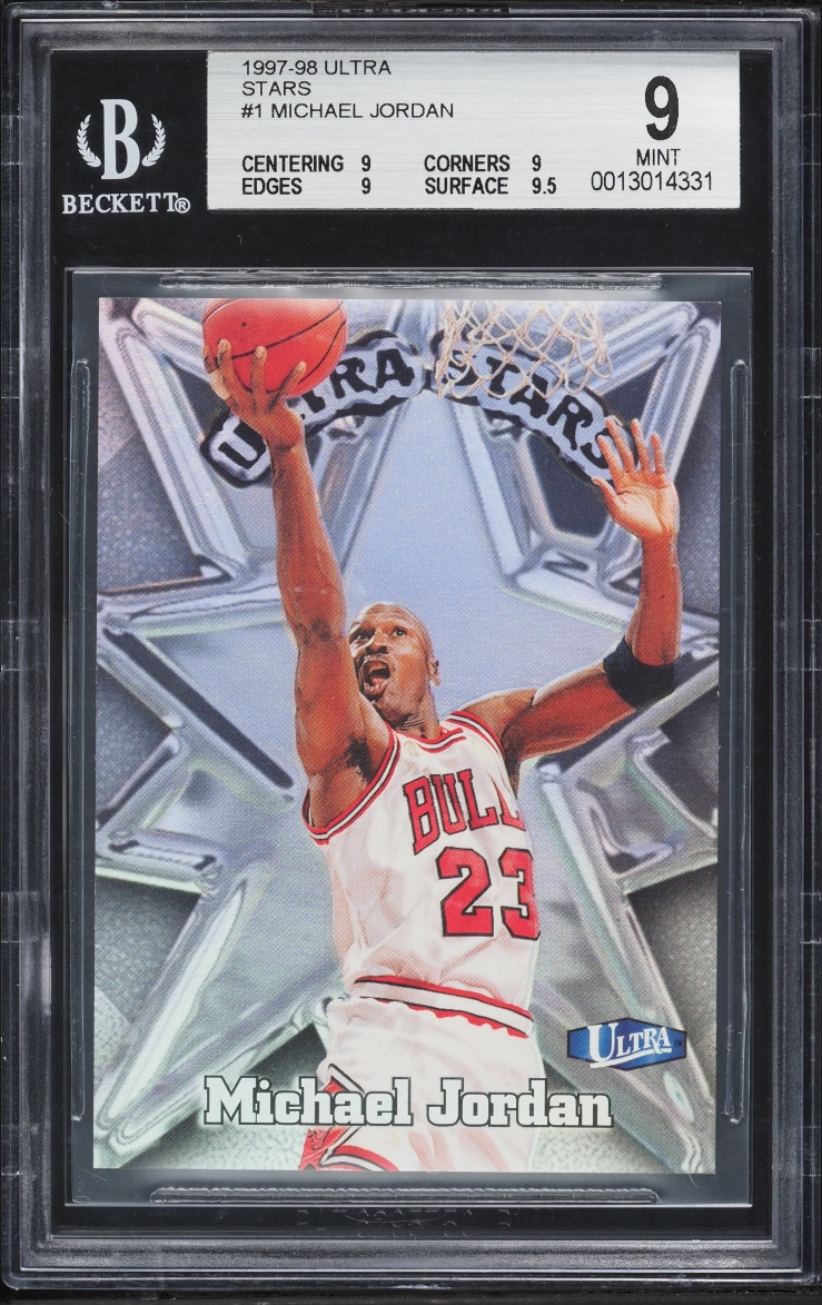 1997 Ultra Stars Michael Jordan #1 BGS 9 MINT