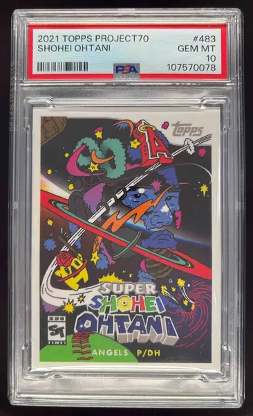 2021 Topps Project 70 Shohei Ohtani #385 PSA 10 GEM MINT on