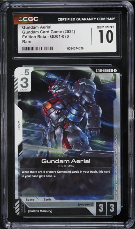 【PSA10】ガンダムカードゲーム2024 Wing Gundam PSA10】ガンダムカードゲーム2024 Wing Gundam 2024 GUNDAM ED BETA