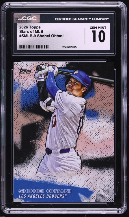 2026 Topps Stars Of MLB Shohei Ohtani #SMLB-9 CGC 10 GEM MINT