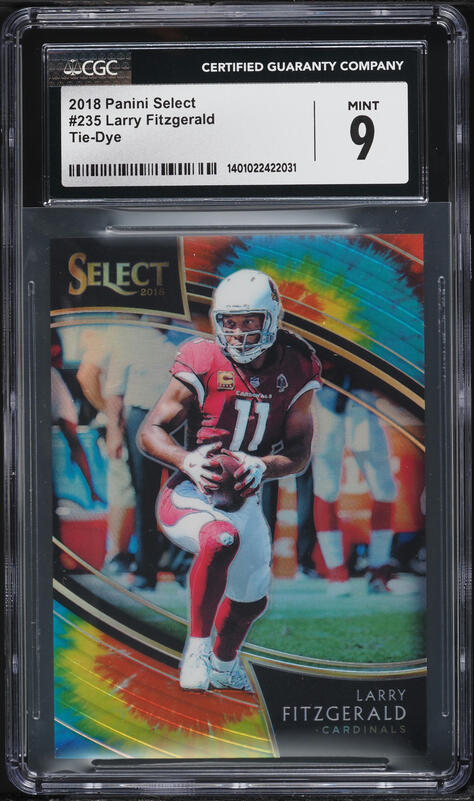 2018 Select Field Level Tie-Dye Prizm Field Level Larry Fitzgerald