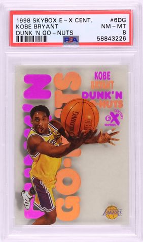 1998 Skybox E-X Century Dunk 'N Go Nuts Michael Jordan #15DG BGS