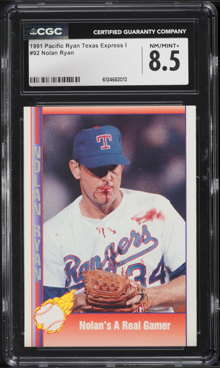 1991 Pacific Texas Express I Nolan Ryan #92 CGC 8.5 NM-MT+