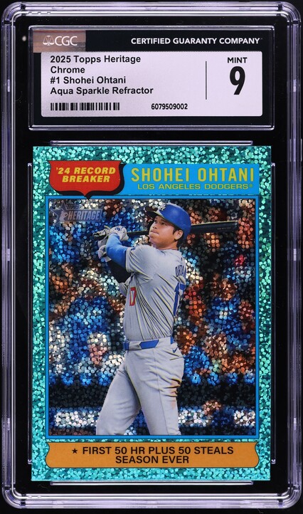 2018 Topps Heritage Chrome Refractor Shohei Ohtani ROOKIE