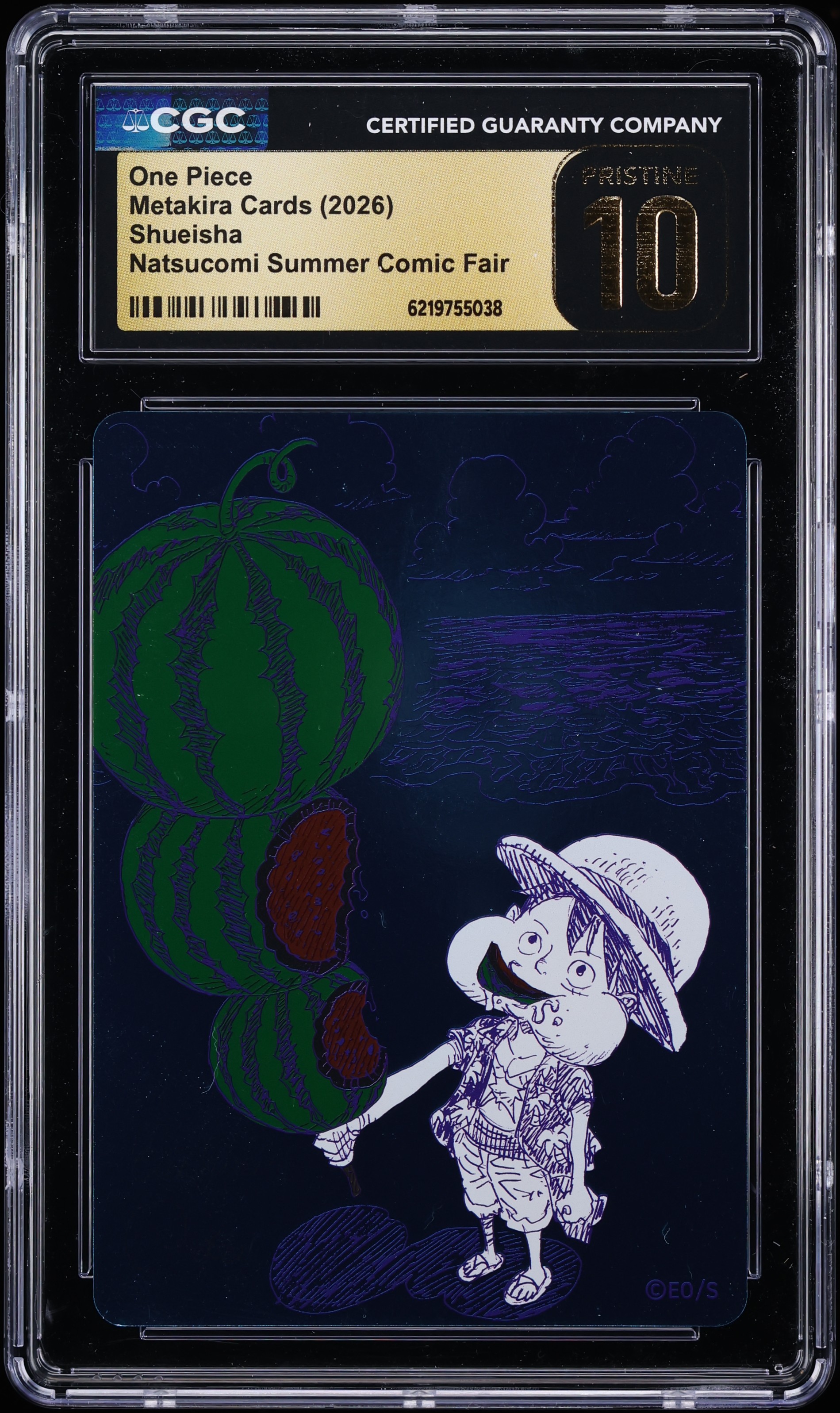 2026 Shueisha Metakira Cards Natsucomi Summer Comic Fair One Piece CGC 10 PRISTINE