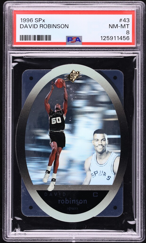 1996 SPx Basketball David Robinson #43 PSA 8 NM-MT