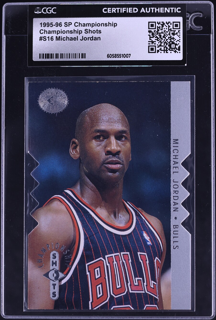 1995 SP Championship Shots Michael Jordan #S16 CGC AUTH