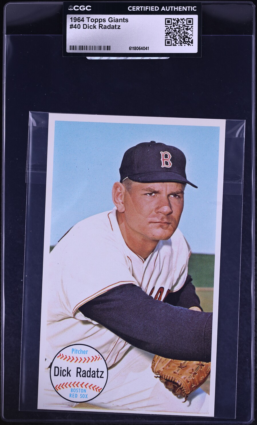 1964 Topps Giants Dick Radatz #40 CGC AUTH