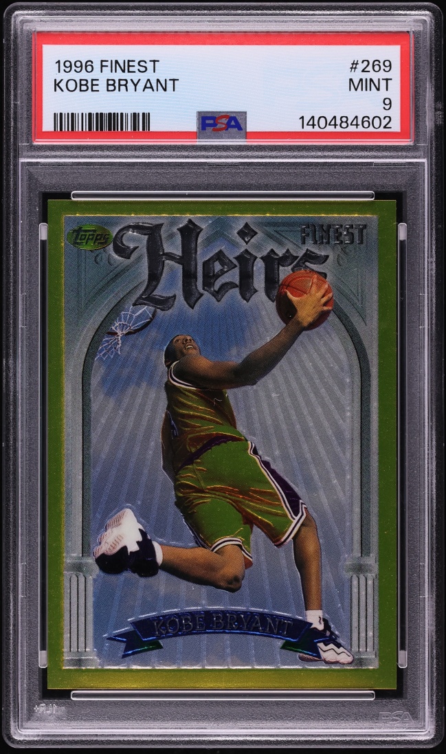 1996 Finest Gold Kobe Bryant ROOKIE #269 PSA 9 MINT