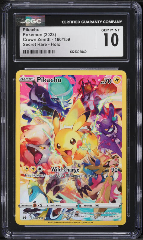 2023 Pokemon Japanese Scarlet & Violet 151 AR Pikachu #173 PSA 10