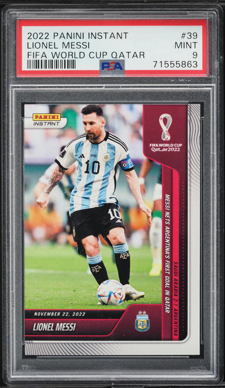 2022 Panini Instant FIFA World Cup Qatar Lionel Messi /1487 #101