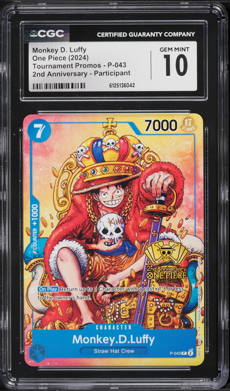 2025 One Piece Premium Booster Best Vol.2 Pirate Foil Monkey D