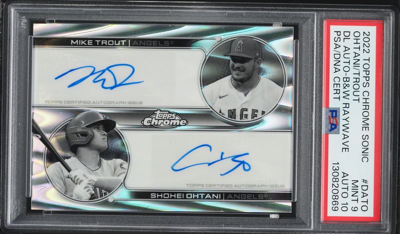 2022 Topps Now Road to Opening Day Mike Trout AUTO /99 #OD167A BGS