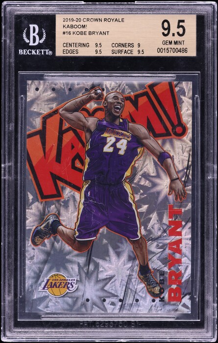 2019 Panini Kobe Bryant Career Highlights Gold Snakeskin Kobe