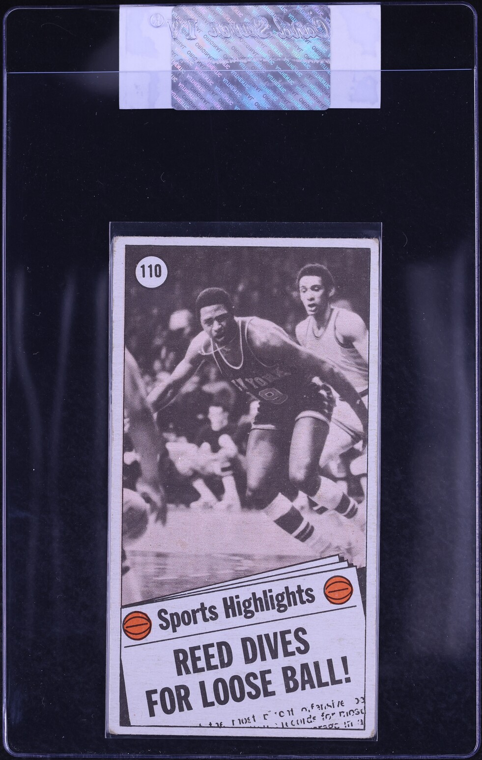 1970 Topps Basketball Willis Reed ALL-STAR #110 CGC AUTH