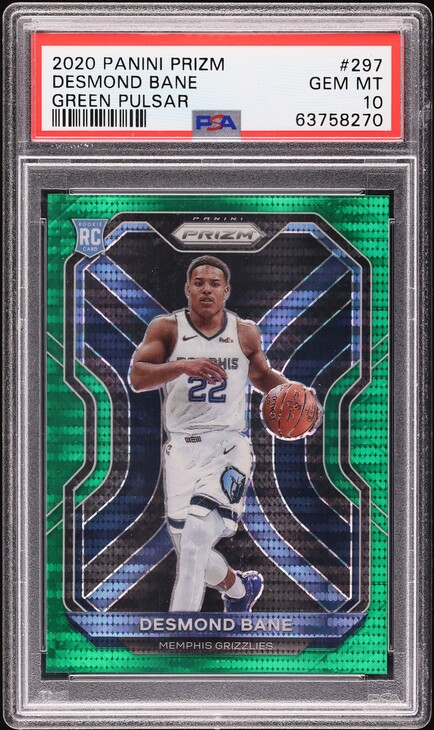 2020 Donruss Optic Desmond Bane ROOKIE #180 PSA 10 GEM MINT on