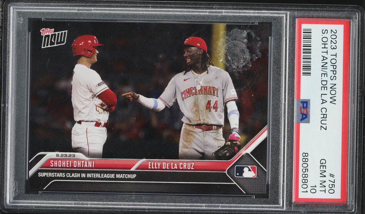 2023 Topps Now Shohei Ohtani Elly De La Cruz PROSPECT #750 PSA 10 GEM MINT