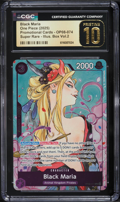 2024 One Piece Bandai Games Fest '23 Black Maria #ST04-011 CGC 10