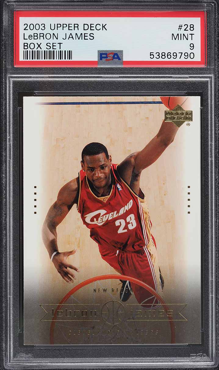 その他 2003 UD Lebron james RC PSA 9 LEBRON JAMES 2003 UPPER DECK TOP PROSPECTS #3 ROOKIE RC PSA