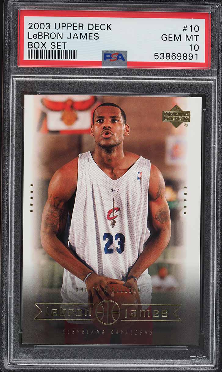 その他 2003 UD Lebron james RC PSA 9 2003 Upper Deck Box Set #9 Lebron James ROOKIE RC GEM MINT