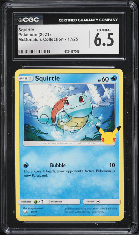 2022 Pokemon Japanese SWSH Promo Pokemon GO Squirtle #290 PSA 10