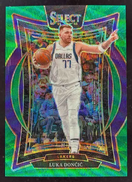 2024-25 Panini Select Concourse Green Prizm #19 Jordan Clarkson /5