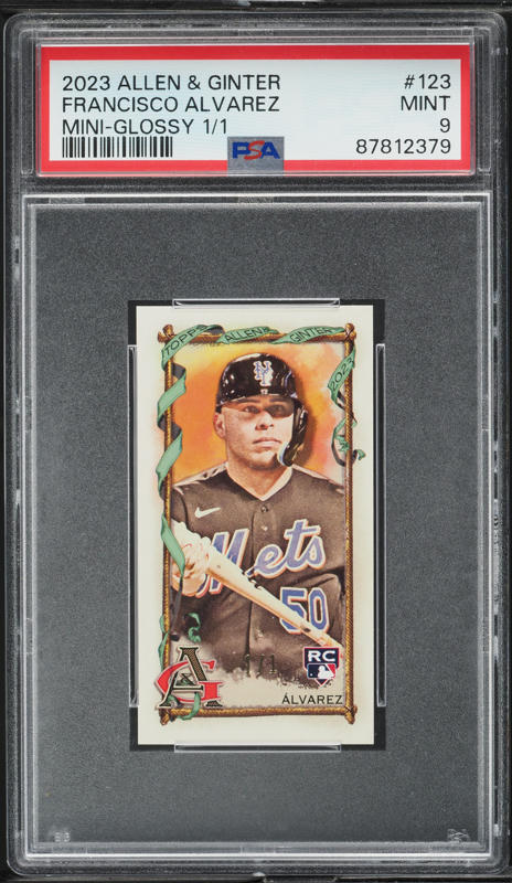 2022 Topps Allen & Ginter Glossy Pete Alonso 1/1 #29 CGC