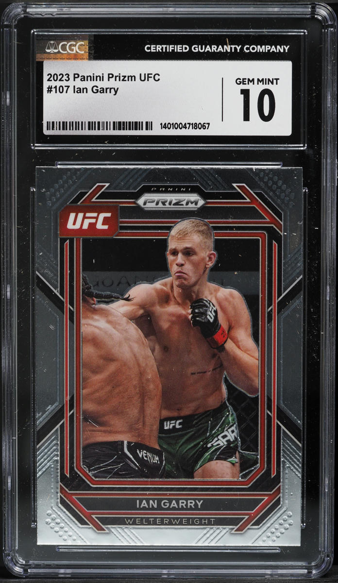 2023 Panini Prizm UFC Ian Garry #107 CGC 10 GEM MINT