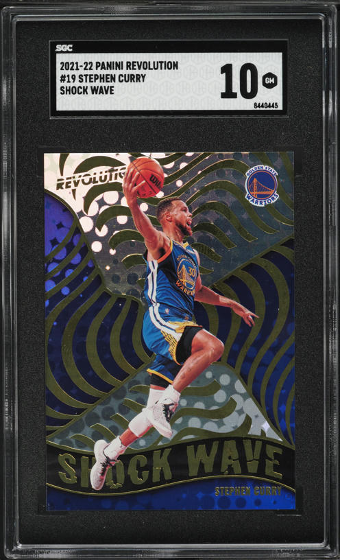 2021 Panini Prizm Purple Stephen Curry /99 #154 SGC 9 MINT on